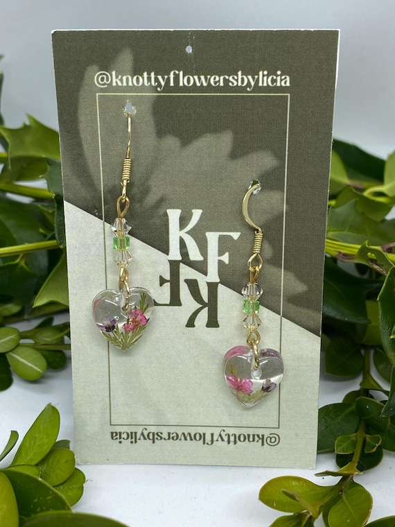 Handmade Heart Earrings