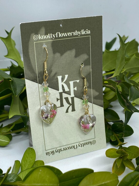Handmade Heart Earrings