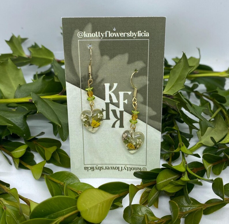 Handmade Heart Earrings