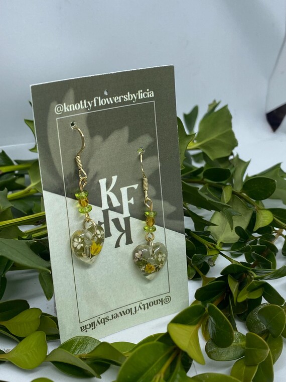 Handmade Heart Earrings