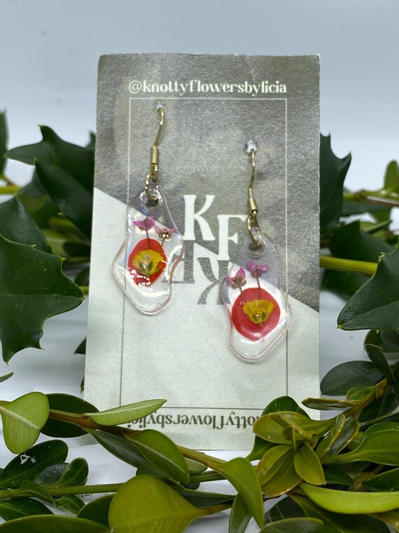 Handmade Resin Earrings