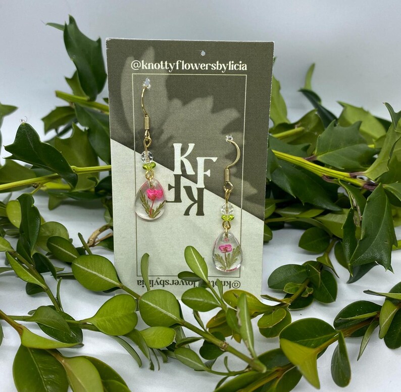 Handmade Resin Earrings