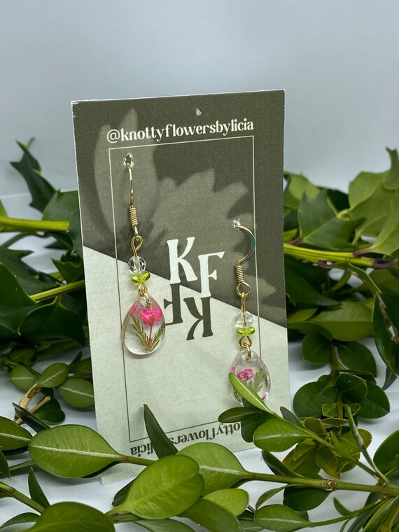 Handmade Resin Earrings